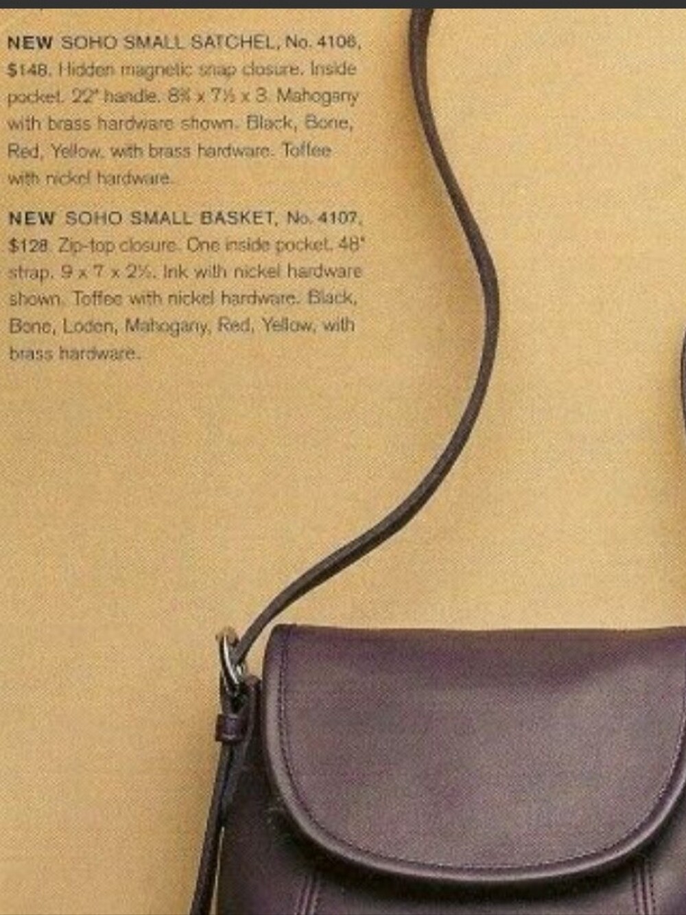 Vintage Coach Soho Bag #4108 - Picture 14 of 16